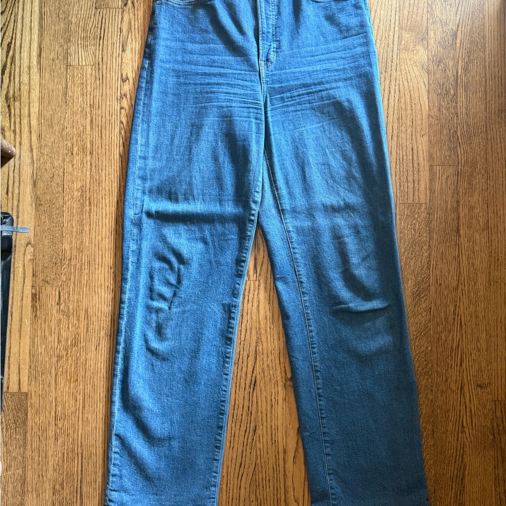 Madewell The Perfect Vintage Wide Leg Jeans in Blue